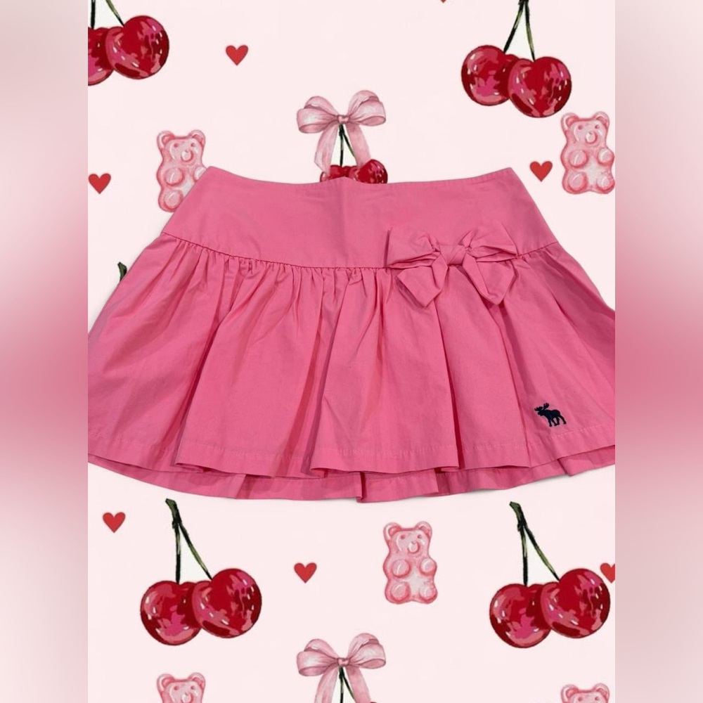 Abercrombie & Fitch Pink Pleated Skirt